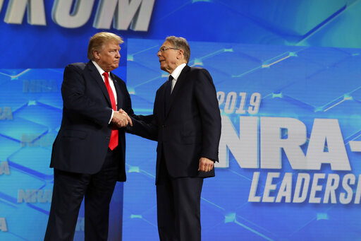 Trump and Wayne LaPierre April 2019