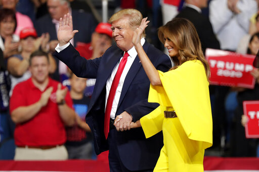 Trump and Melania Orlando