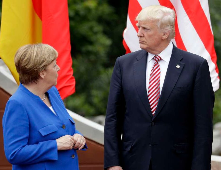 Trump and Merkel