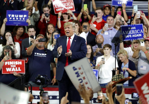 Trump arrives Johnson City