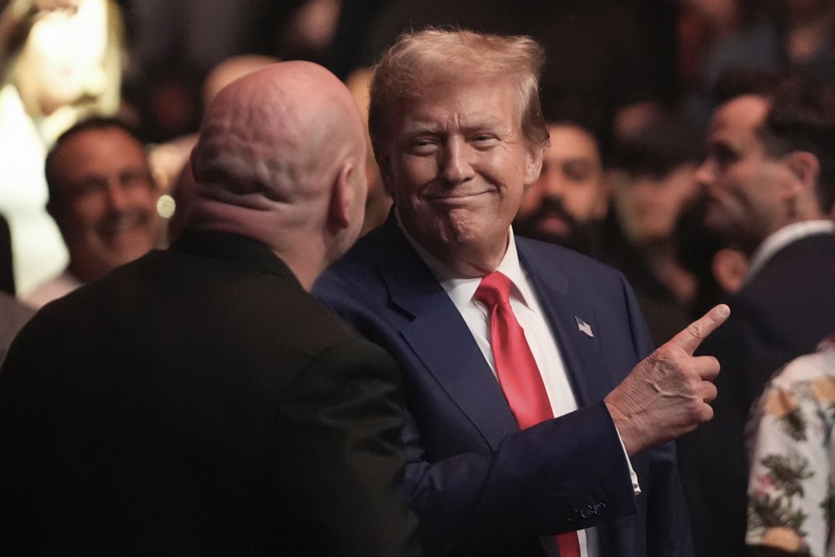 Donald Trump at Ultimate Fighting Championship; event in Newark, N.J., 6-1-2024