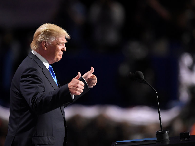 Trump at national GOP convention