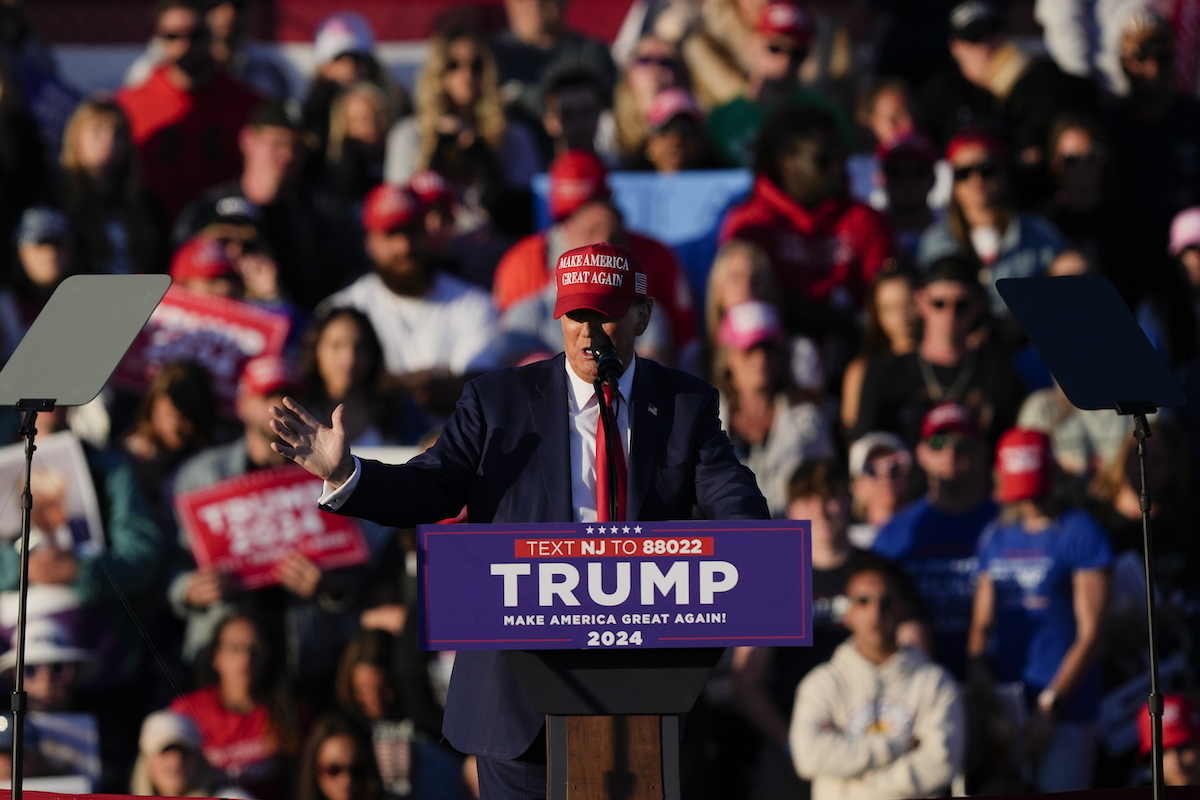 Trump gives campaign speech in Wildwood, N.J., 5-11-2024