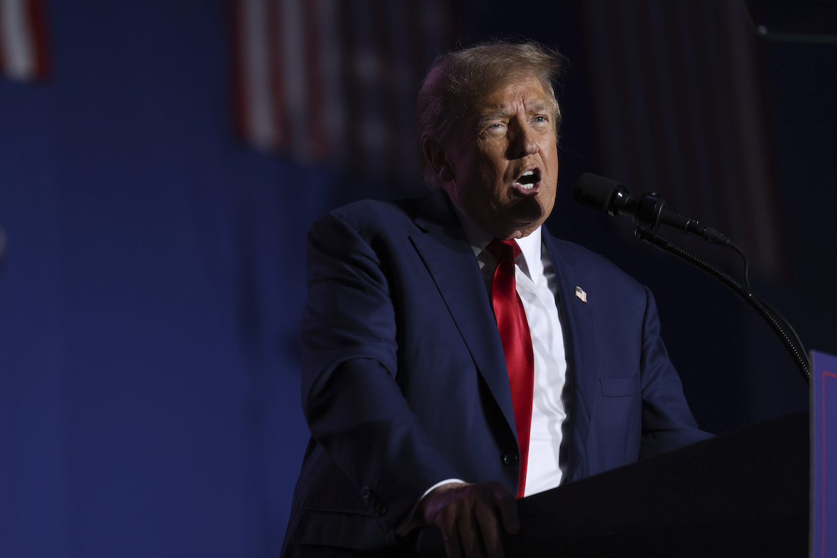 Donald Trump in Durham, N.H., on Dec. 16, 2023