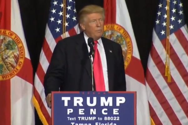 Trump in Tampa still
