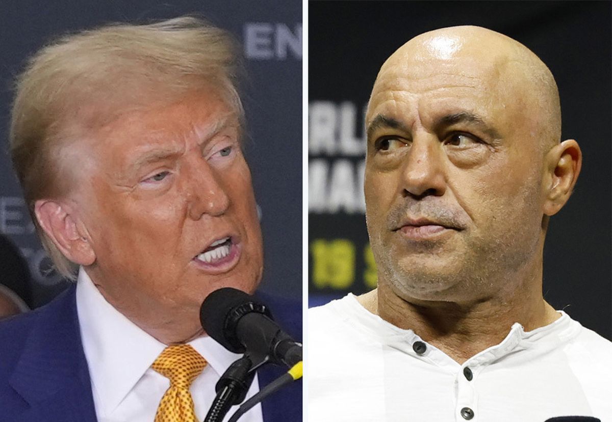 Trump and Rogan combo photo
