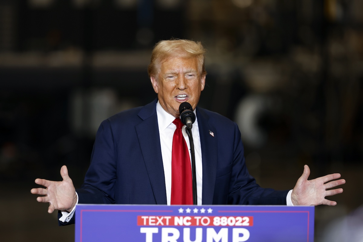 Donald Trump speaking in Mint Hill, North Carolina, 09-25-2024