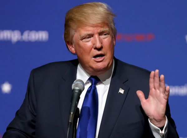 Trump speaking in NH