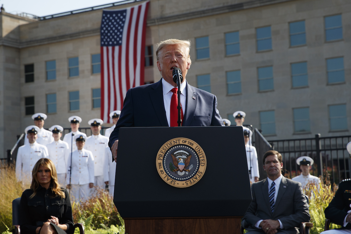 Donald Trump speaks at 9/11 anniversary ceremony, 9-11-2019