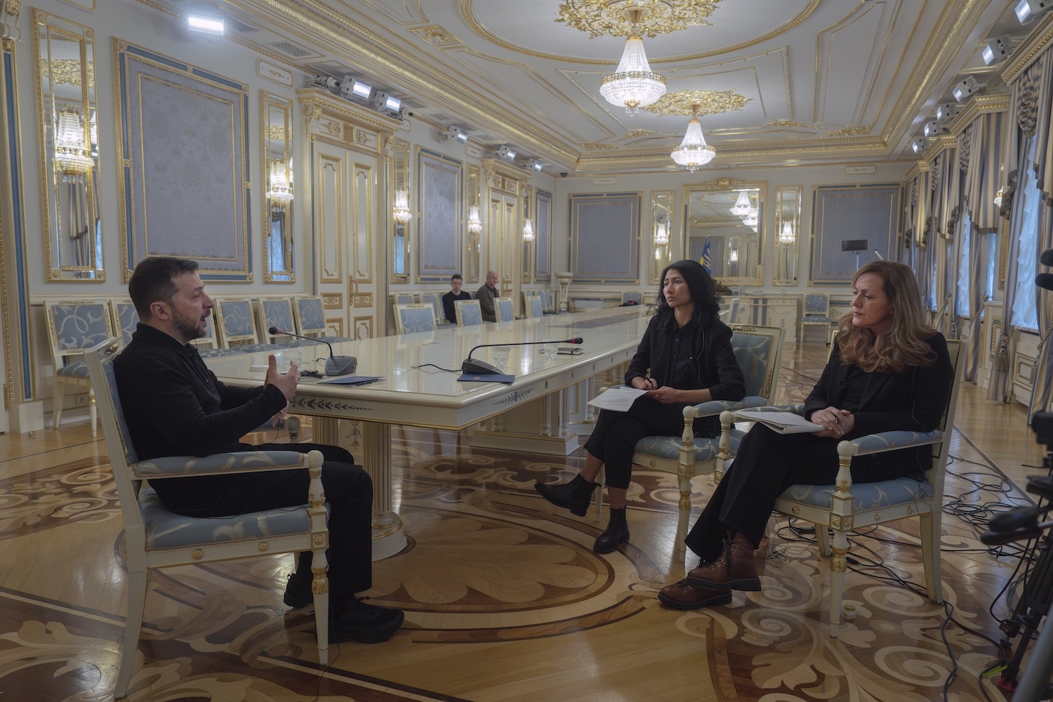 Ukrainian President Volodymyr Zelenskyy AP Interview 02-01-2025