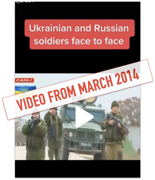 Ukraine face to face TikTok