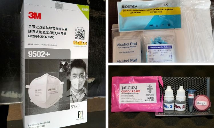 Scam coronavirus gear