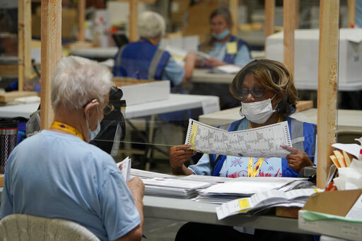 Vegas election workers process June 2020 ballots
