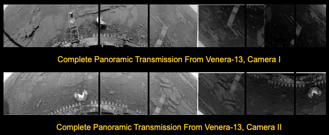 Venera 13 space probe images of Venus screenshot embed 05-09-2024