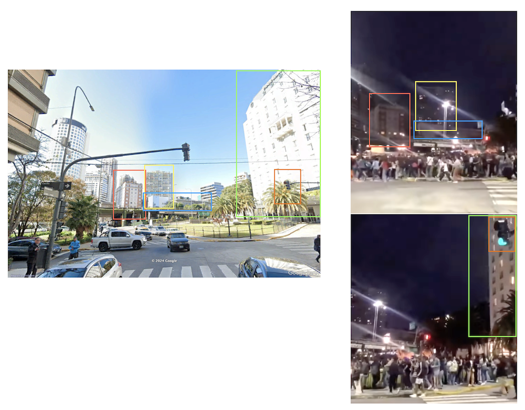 Video of Four Seasons Buenos Aires vs satellite image, 4-15-2024