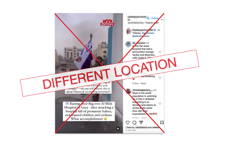 Video of service members carrying Israeli flag