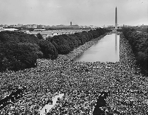 MLK I have a Dream crowd 1963