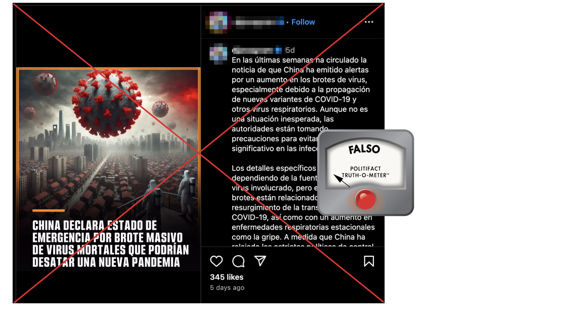 Virus China Emergencia PolitiFact En Espanol, 1-9-2025