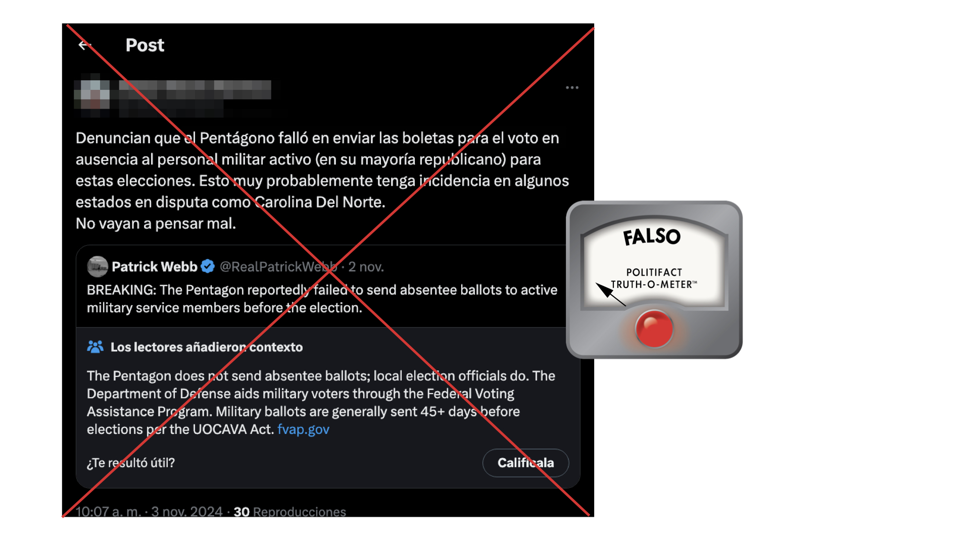 Votos militares pentagono En Espanol, 11-5-2024
