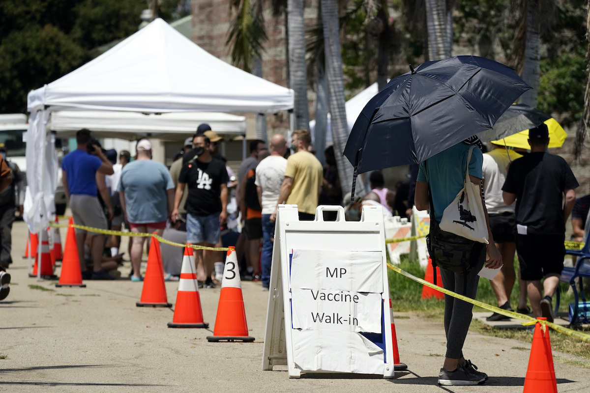 Walk-in monkeypox vaccine clinic on July 28 in Encino California