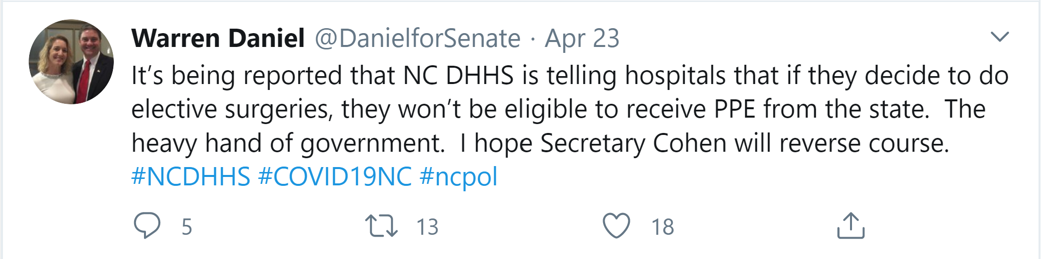 WarrenDanielPPEtweet