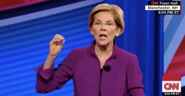 Warren CNN April 19 town hall