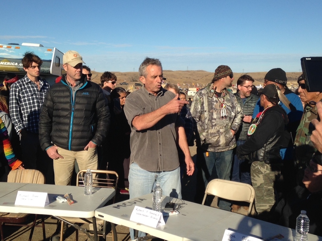 Waterkeeper Alliance president Robert F. Kennedy Jr. opposes Dakota Access pipeline, 11-15,-2016