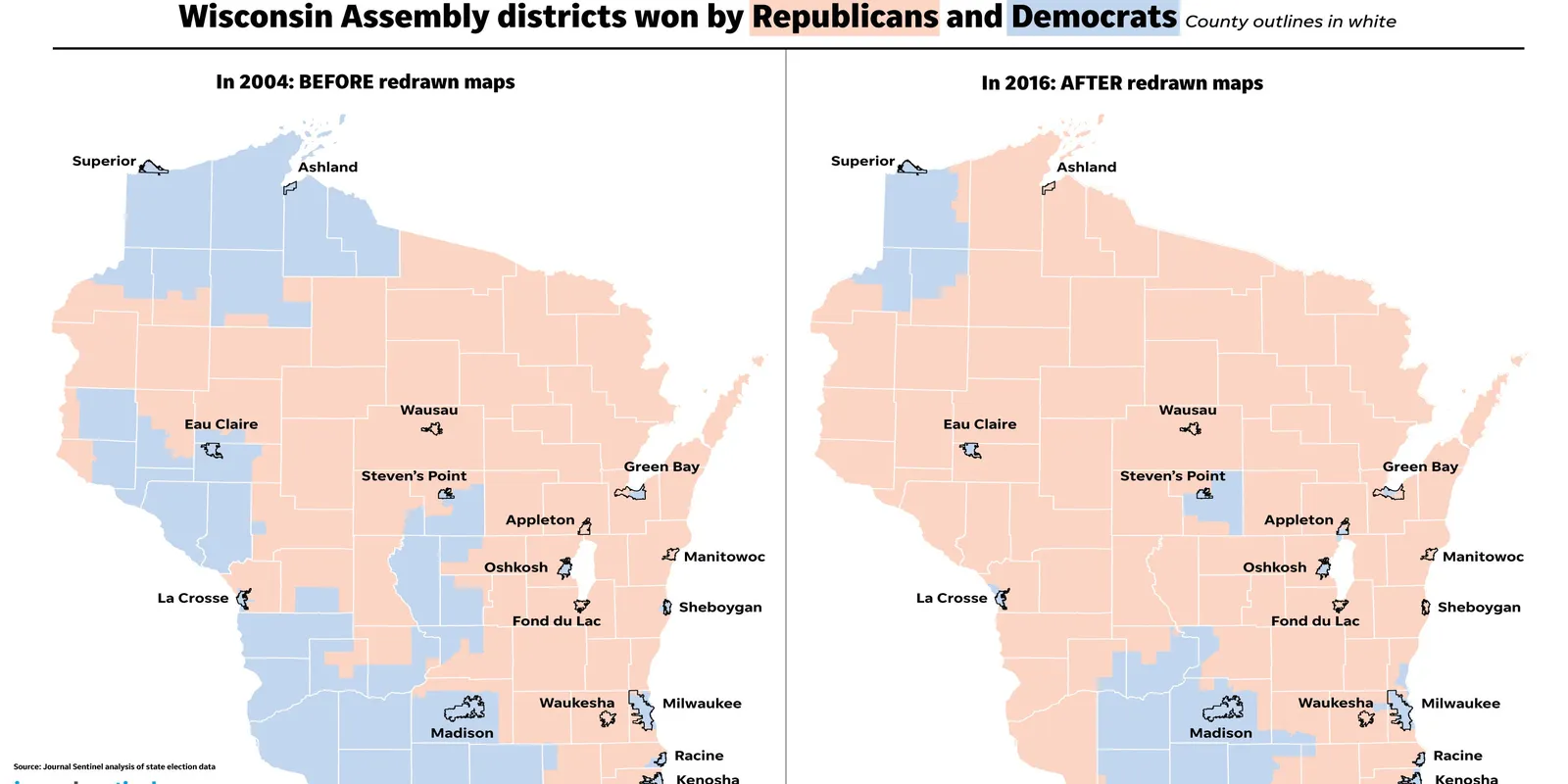 Redistrict Wisconsin maps