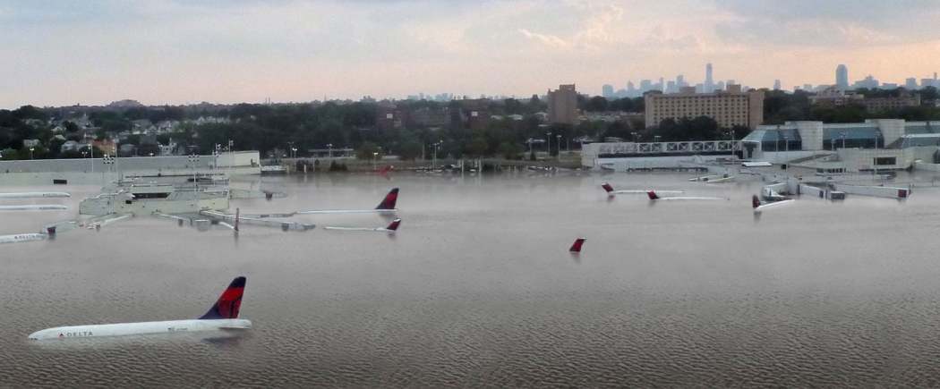 Airport flood photo