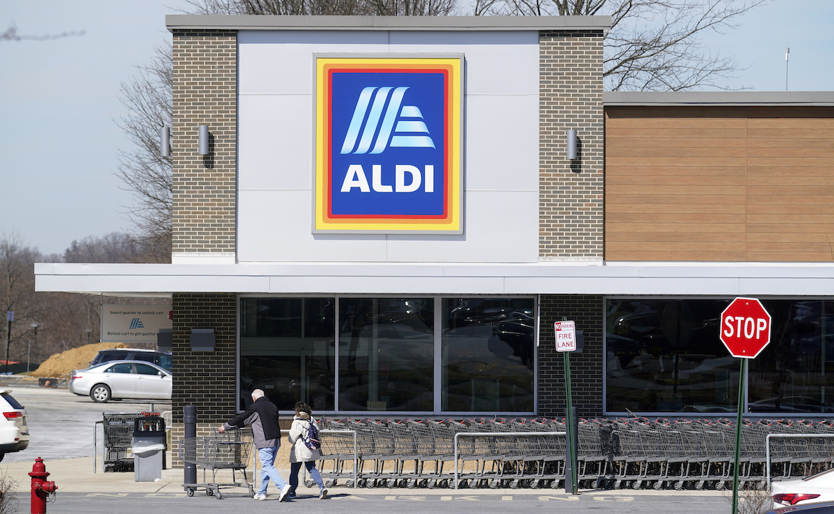Aldi supermarket in in Bensalem, Pa., 3-14-2022