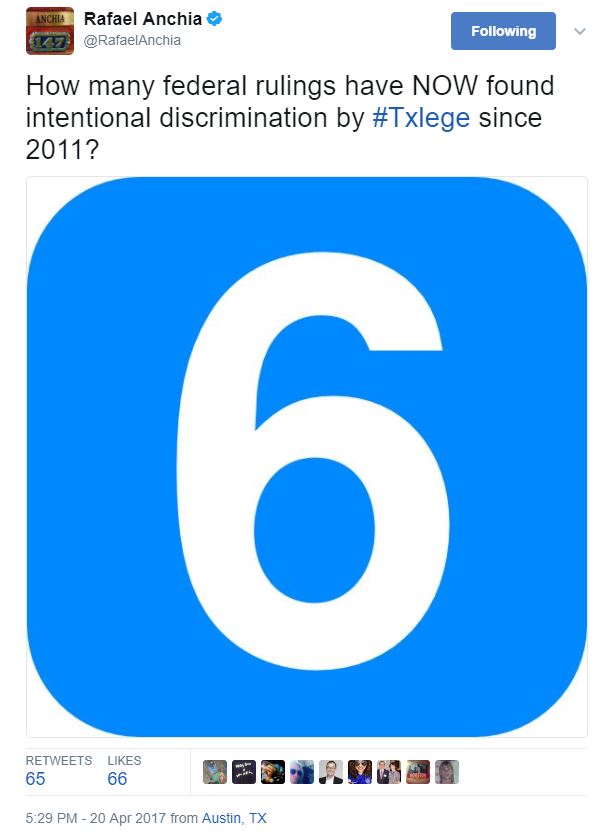 Rafael Anchia tweet April 2017