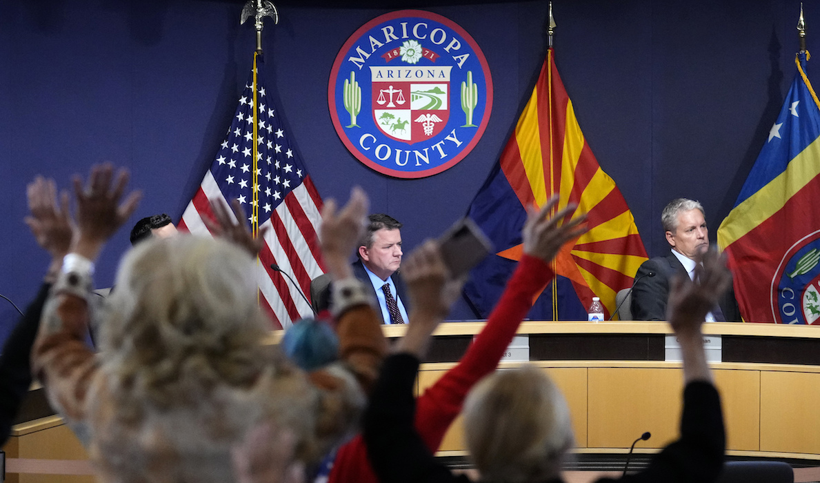 Maricopa County Board of Supervisors hearing on Nov. 28, 2022