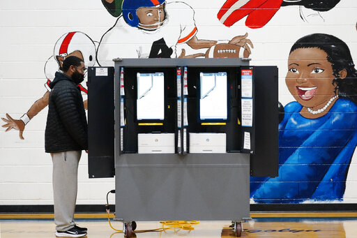 Man Atlanta GA votes Jan 5 2021