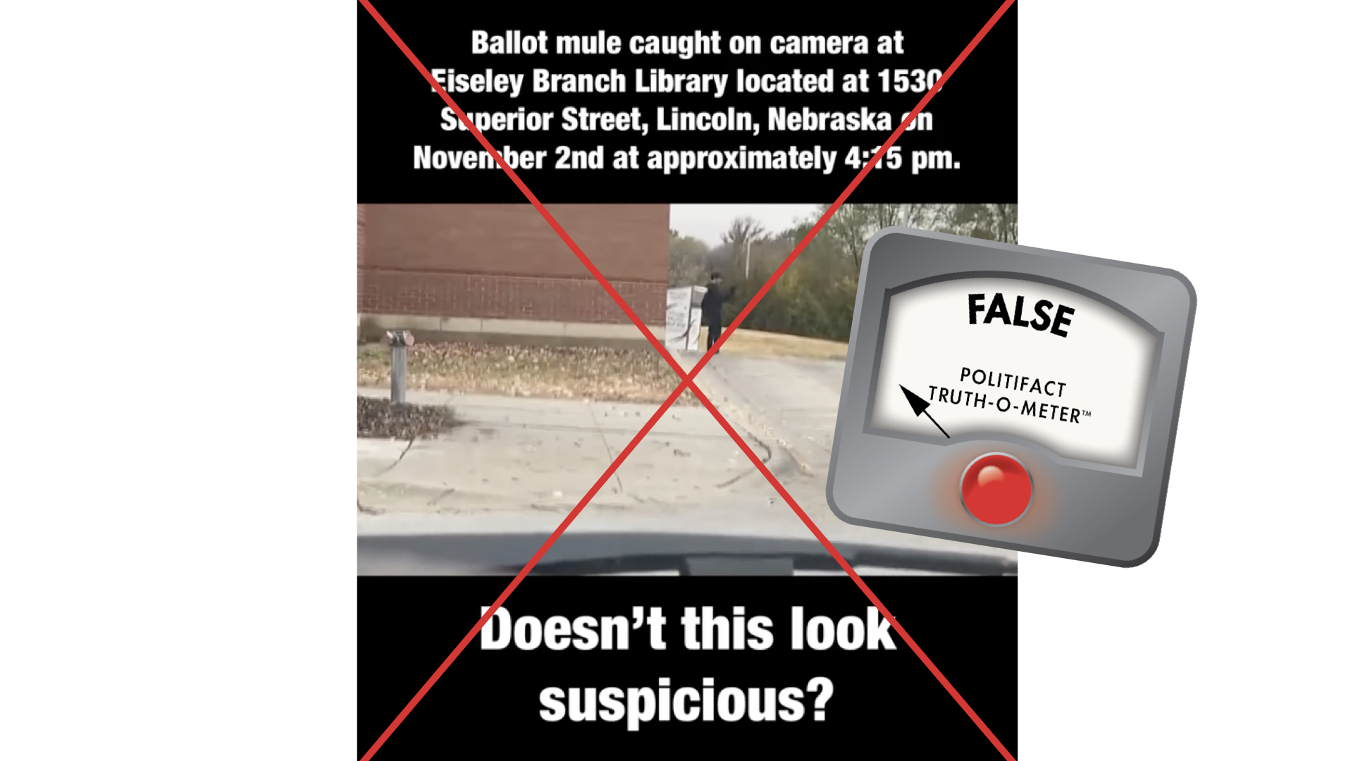 POF video of Nebraska ballot mule, 11/03/24