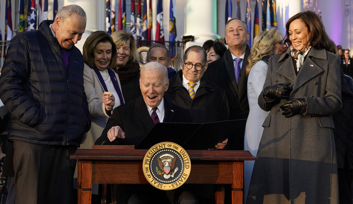 President Biden signs Respect for Marriage Act, December 2022