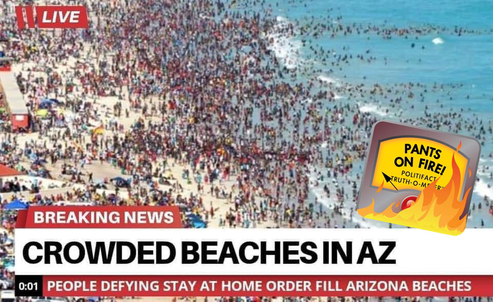 Fake Arizona beach