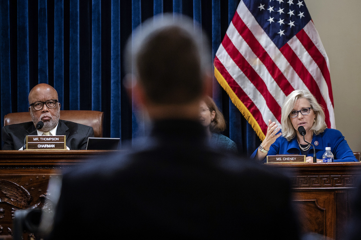 Bennie Thompson and Liz Cheney
