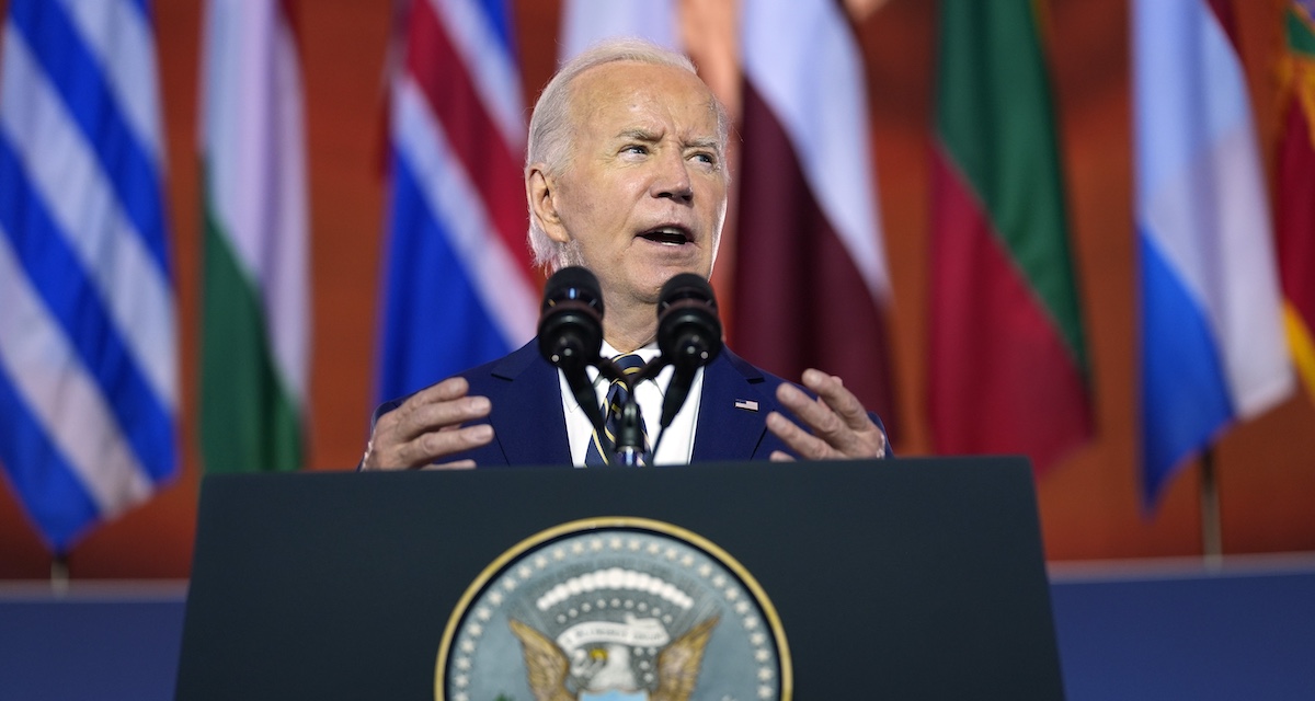 President Joe Biden speaks at NATO summit, 7-9-2024