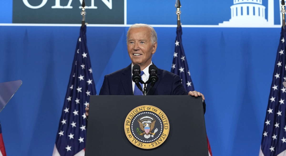 President Joe Biden at the NATO Summit in Washington, 7-11-2024