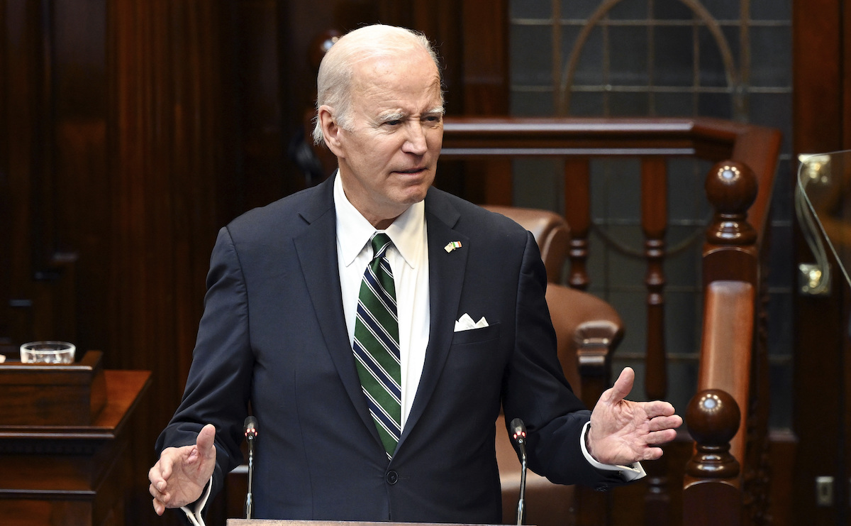 President BIden in Ireland, 4-13-2023