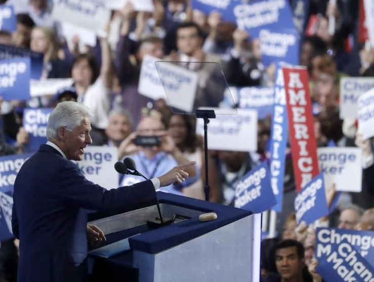 Bill Clinton at DNC in Philadelphia