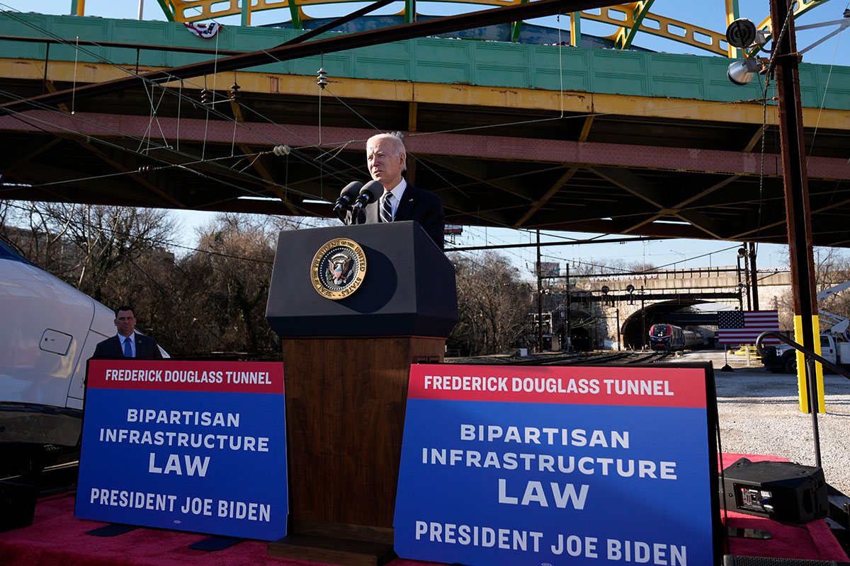 President Biden announces Baltimore rail project 1-30-2023