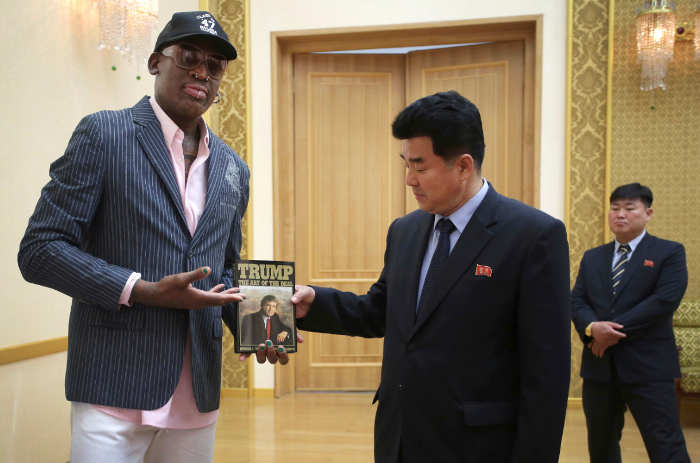 Rodman and Trump book