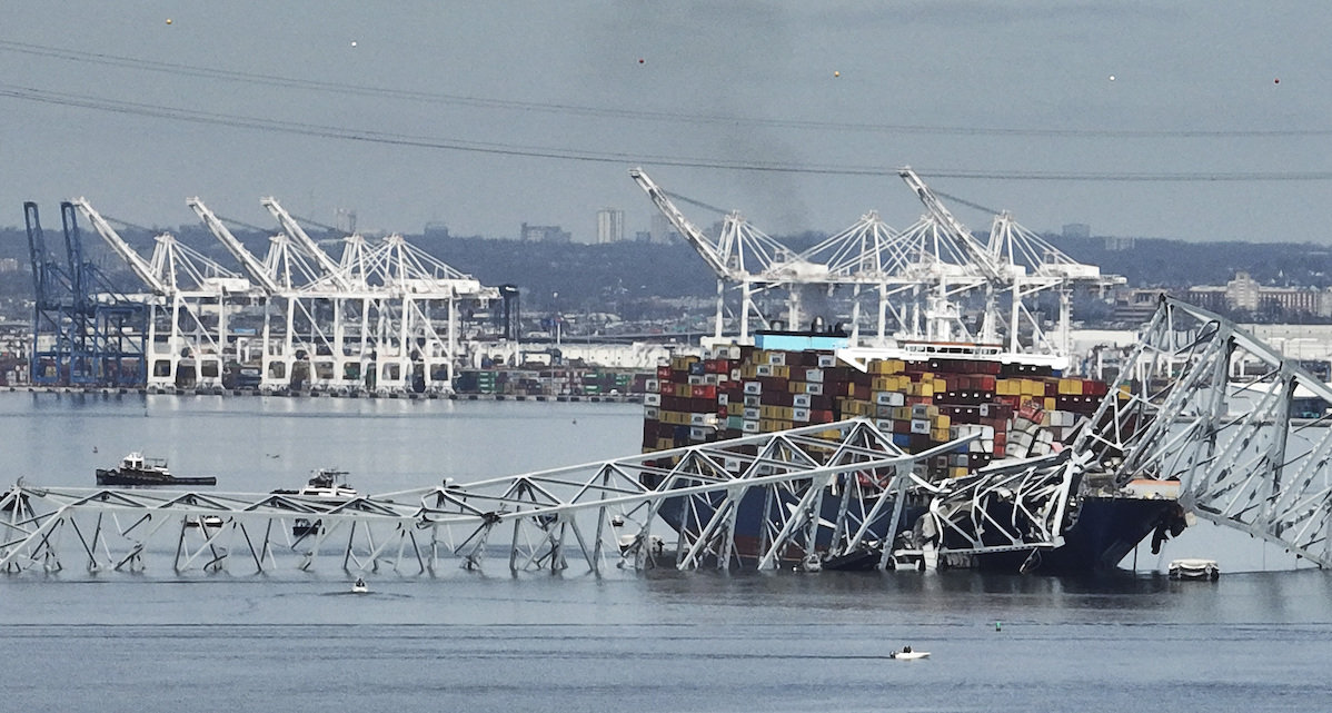 Baltimore bridge for wrap, march 26, 2024