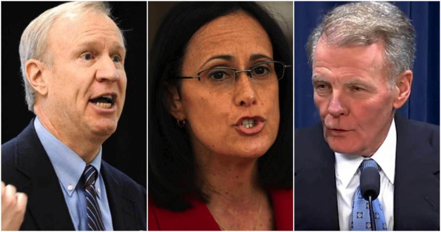 Bruce Rauner, Lisa Madigan, Michael Madigan