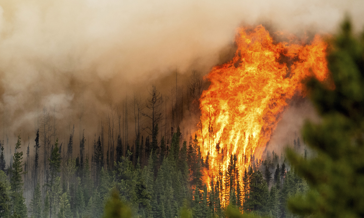 Canada wildfires, north of Fort St. John, British Columbia, 7- 2-2023