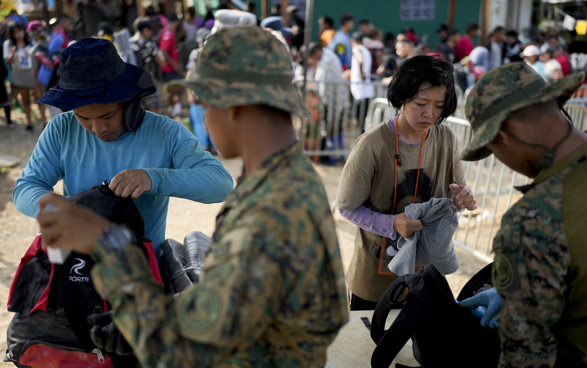Chinese migrants in Panama on 5-6-2023
