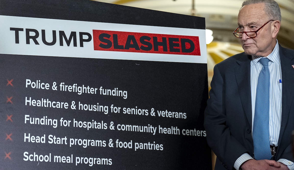 Chuck Schumer attacking OMB memo