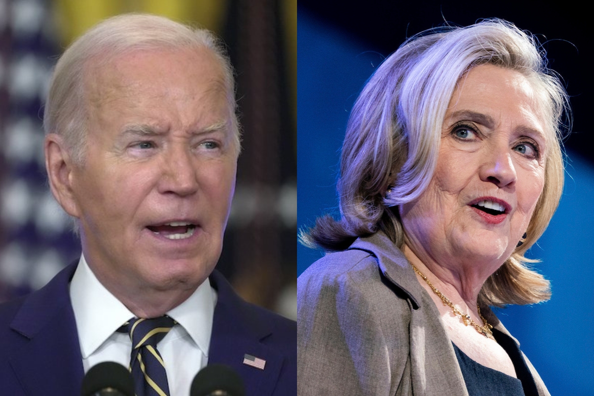 Joe Biden, Hillary Clinton composite 8-16-2025