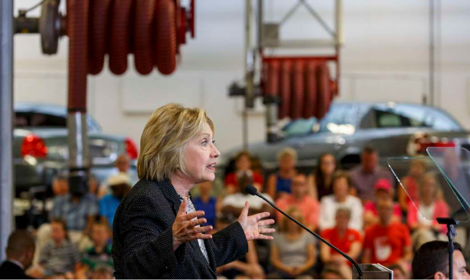 Clinton economy june 21 ohio